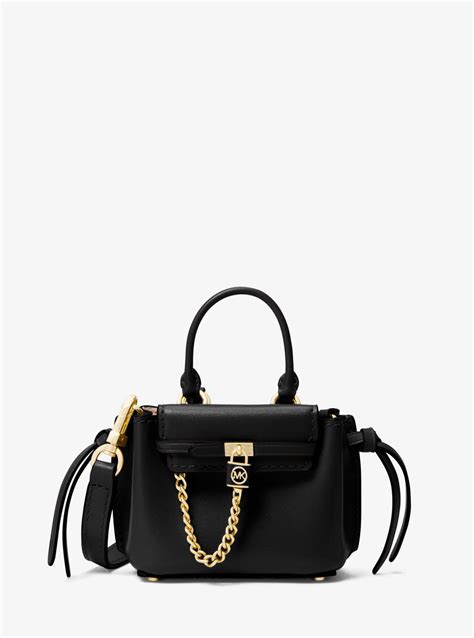 michael michael kors hamilton legacy micro leather belted crossbody bag|MICHAEL Michael Kors micro Hamilton Legacy leather bag.